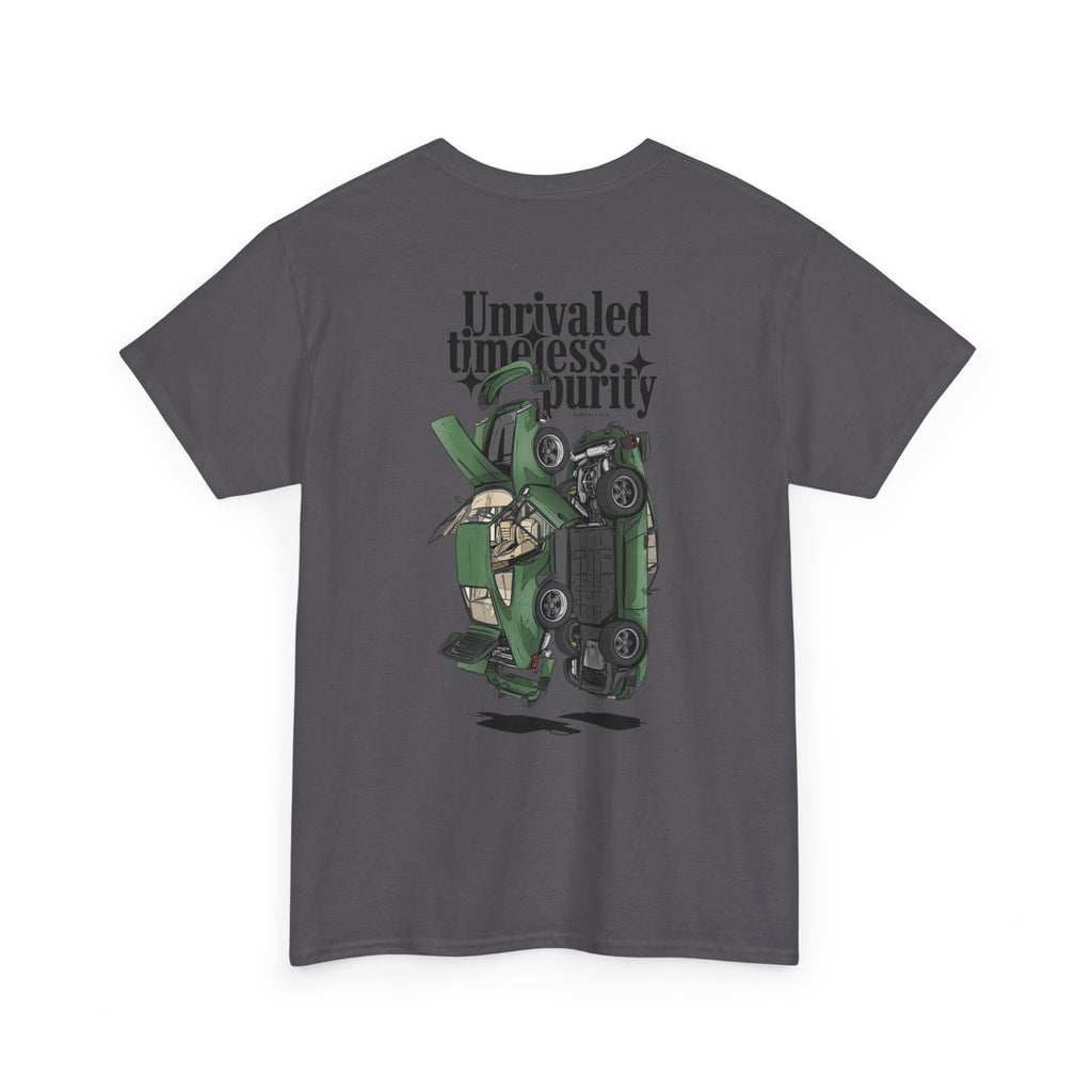 Graphic T‑Shirt — "Unrivaled Timeless Purity" Vintage Car Illustration