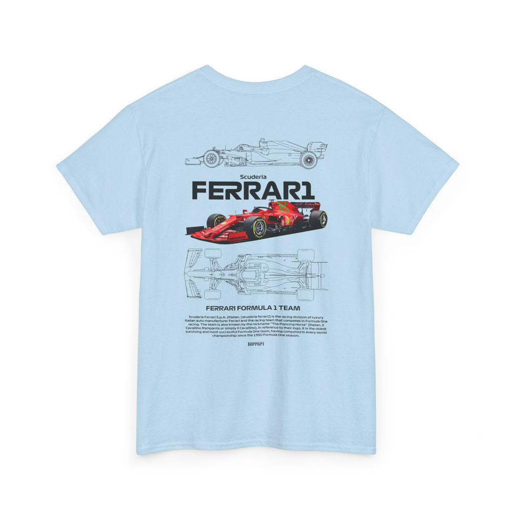 Ferrari Formula Race Tee — Hot Wheels Graphic T‑Shirt