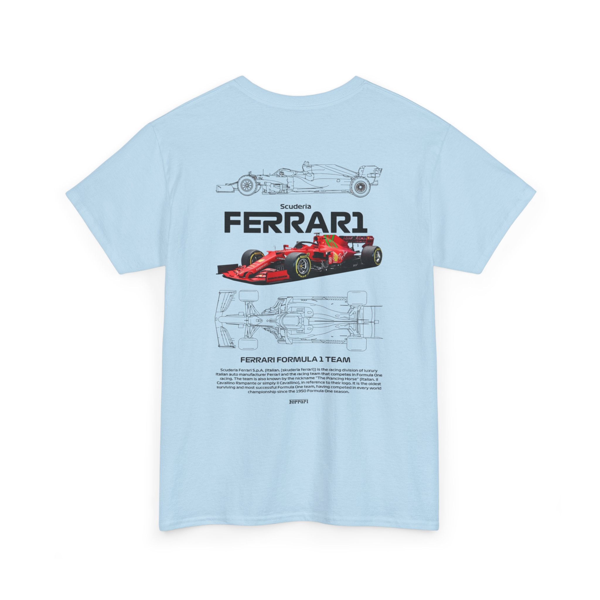 Ferrari Formula Race Tee — Hot Wheels Graphic T‑Shirt