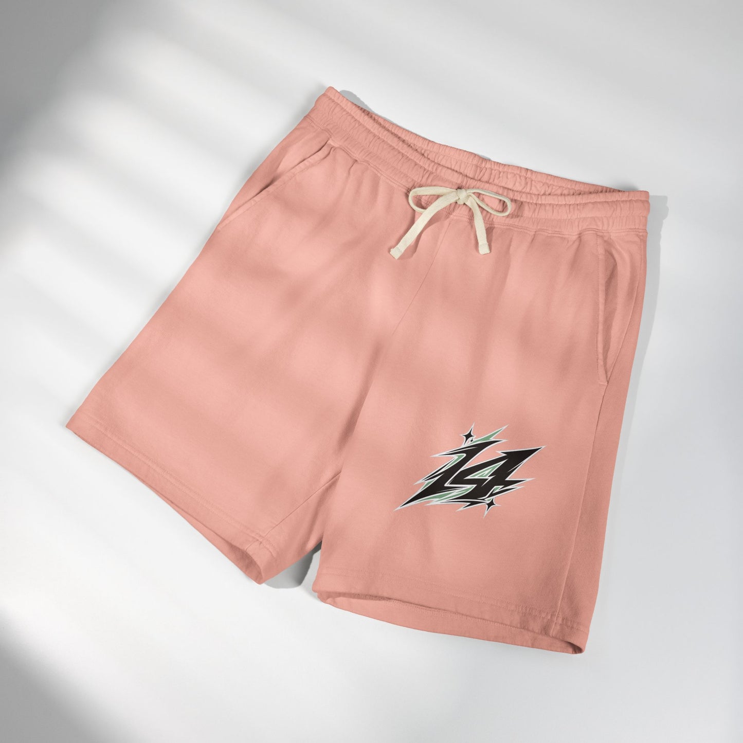 Fleece Sweat Shorts — Retro Lightning