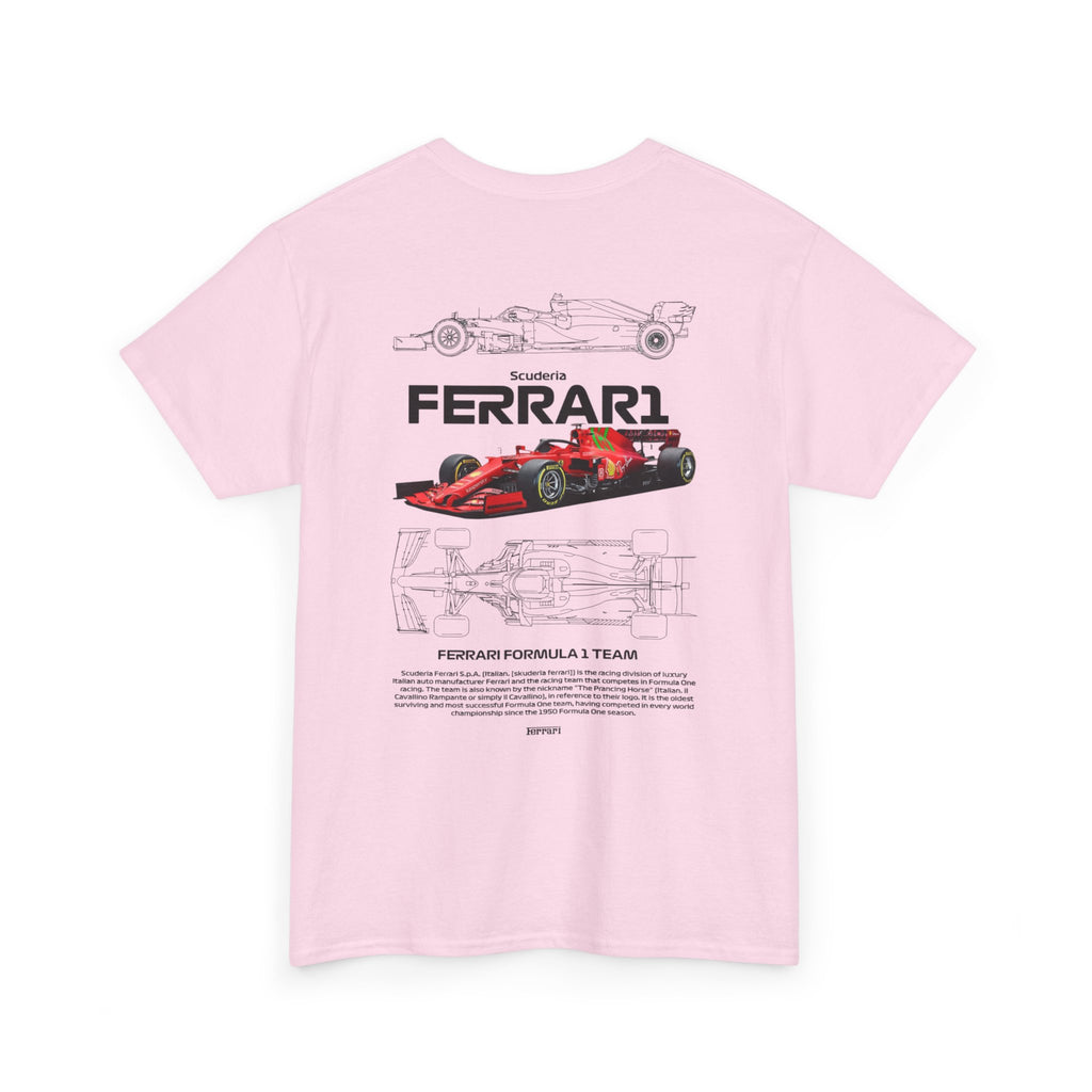 Ferrari Formula Race Tee — Hot Wheels Graphic T‑Shirt