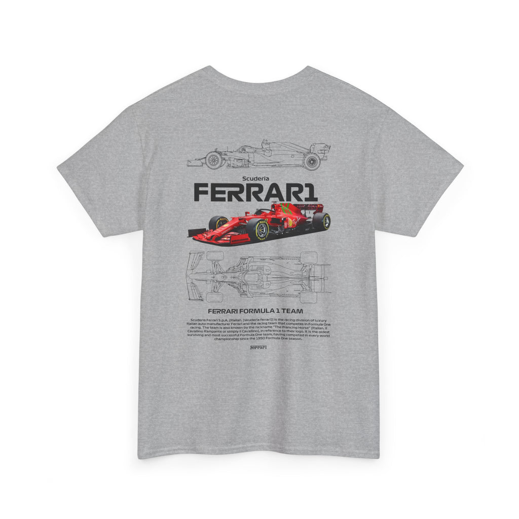 Ferrari Formula Race Tee — Hot Wheels Graphic T‑Shirt