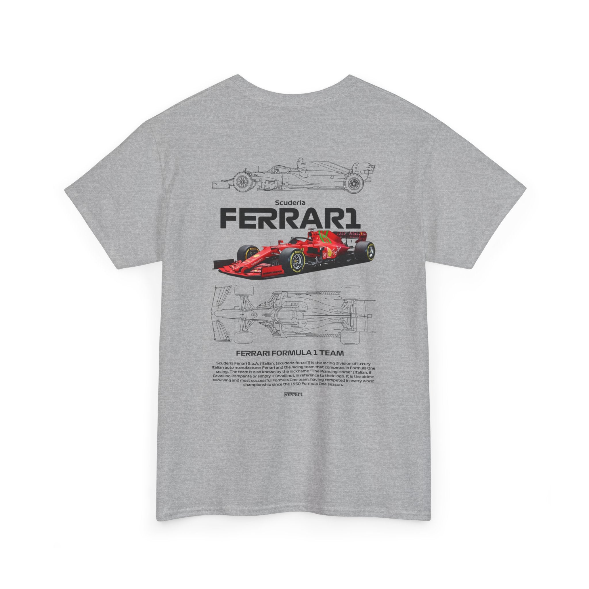 Ferrari Formula Race Tee — Hot Wheels Graphic T‑Shirt