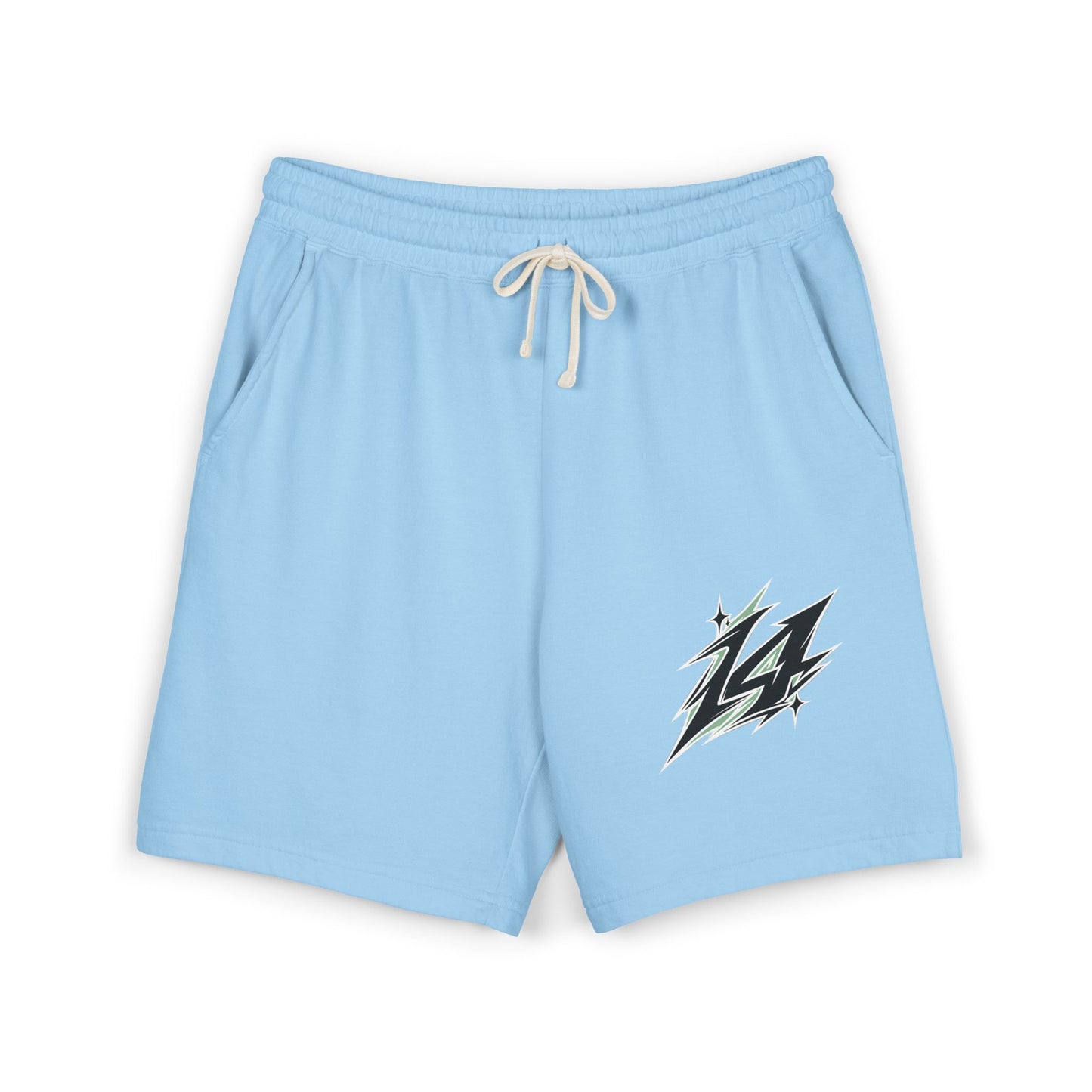 Fleece Sweat Shorts — Retro Lightning