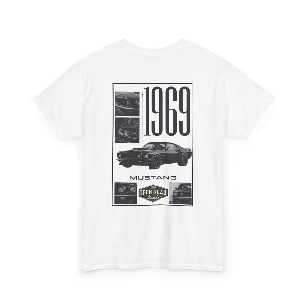 1969 Mustang T‑Shirt — Vintage Muscle Car Graphic Tee