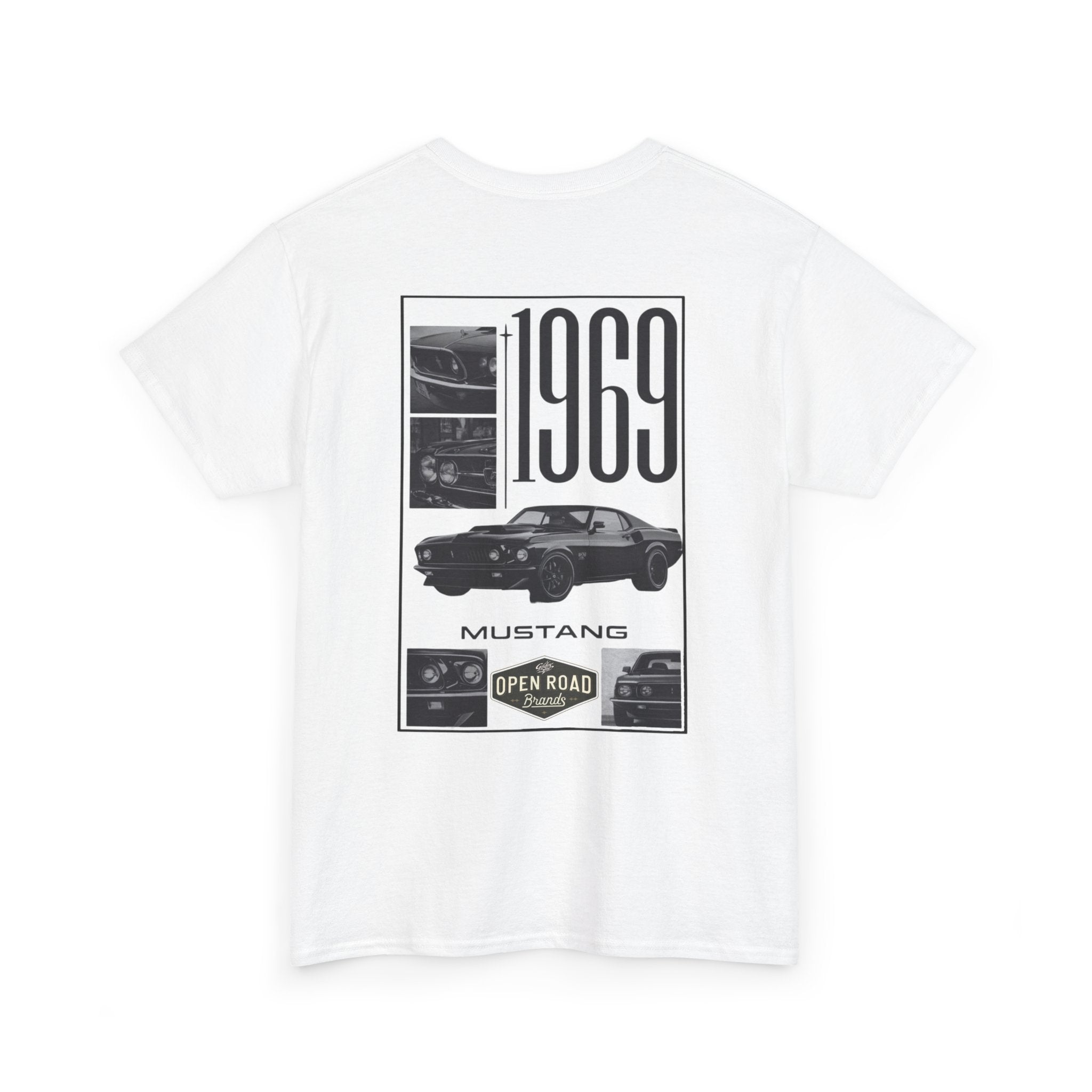 1969 Mustang T‑Shirt — Vintage Muscle Car Graphic Tee
