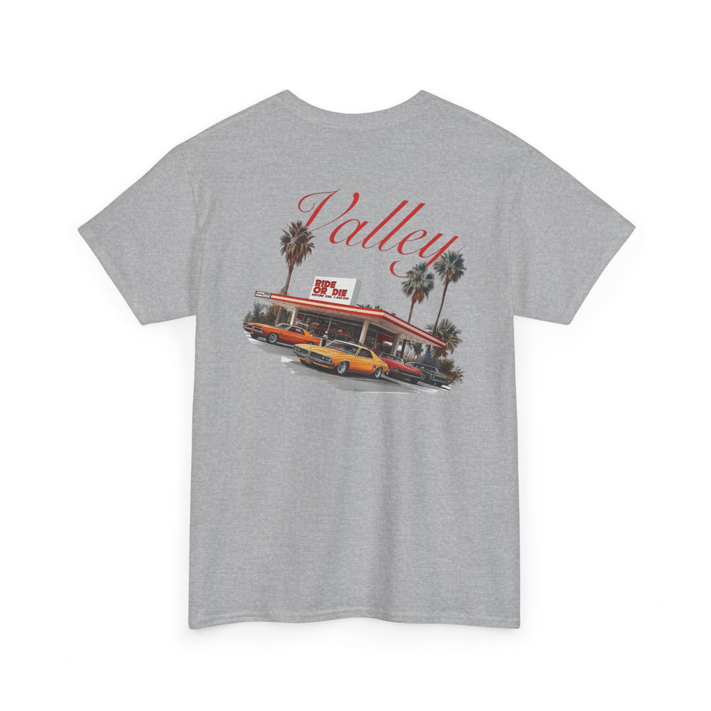 Valley Diner Retro Car Tee — "Open Road" Graphic T-Shirt