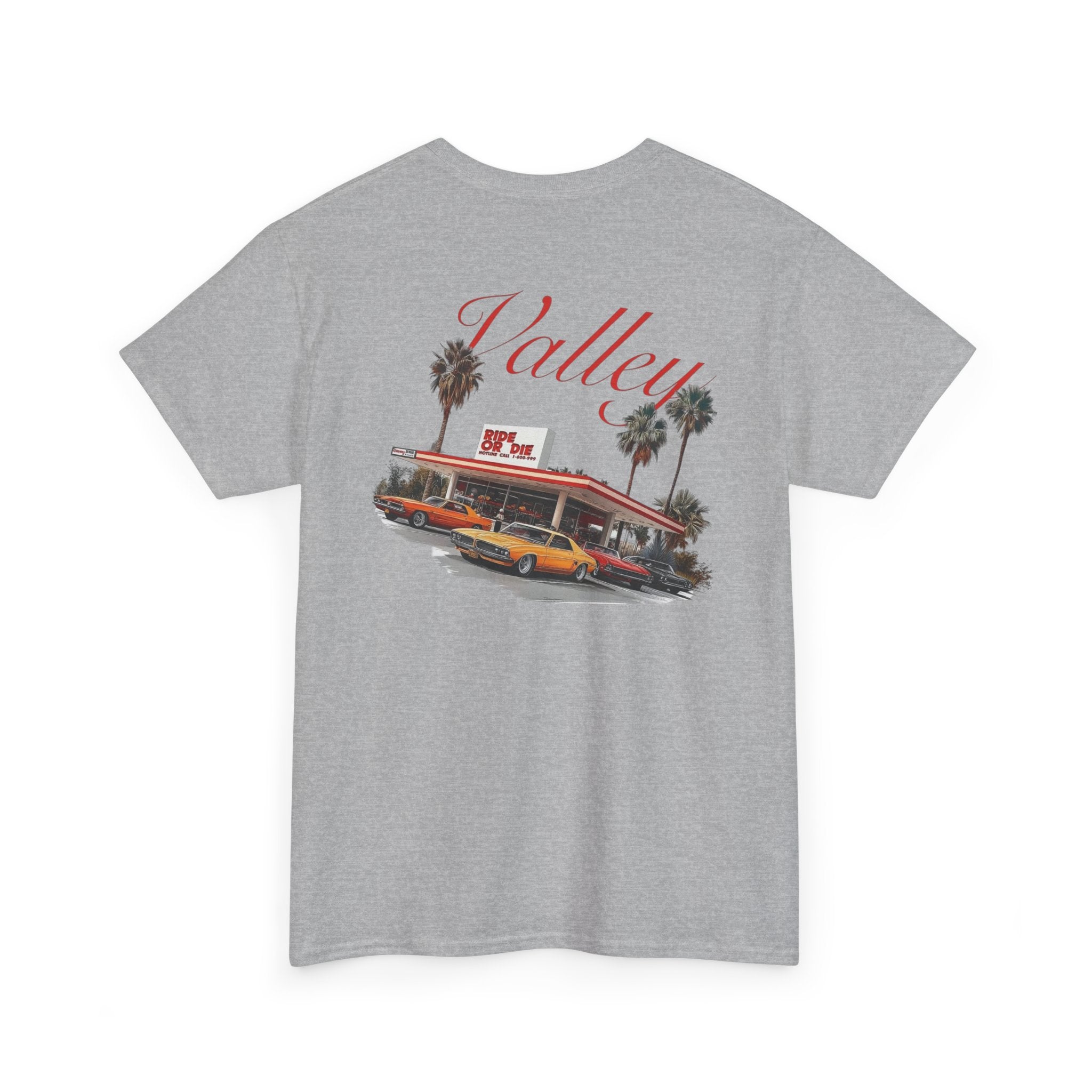 Valley Diner Retro Car Tee — "Open Road" Graphic T-Shirt