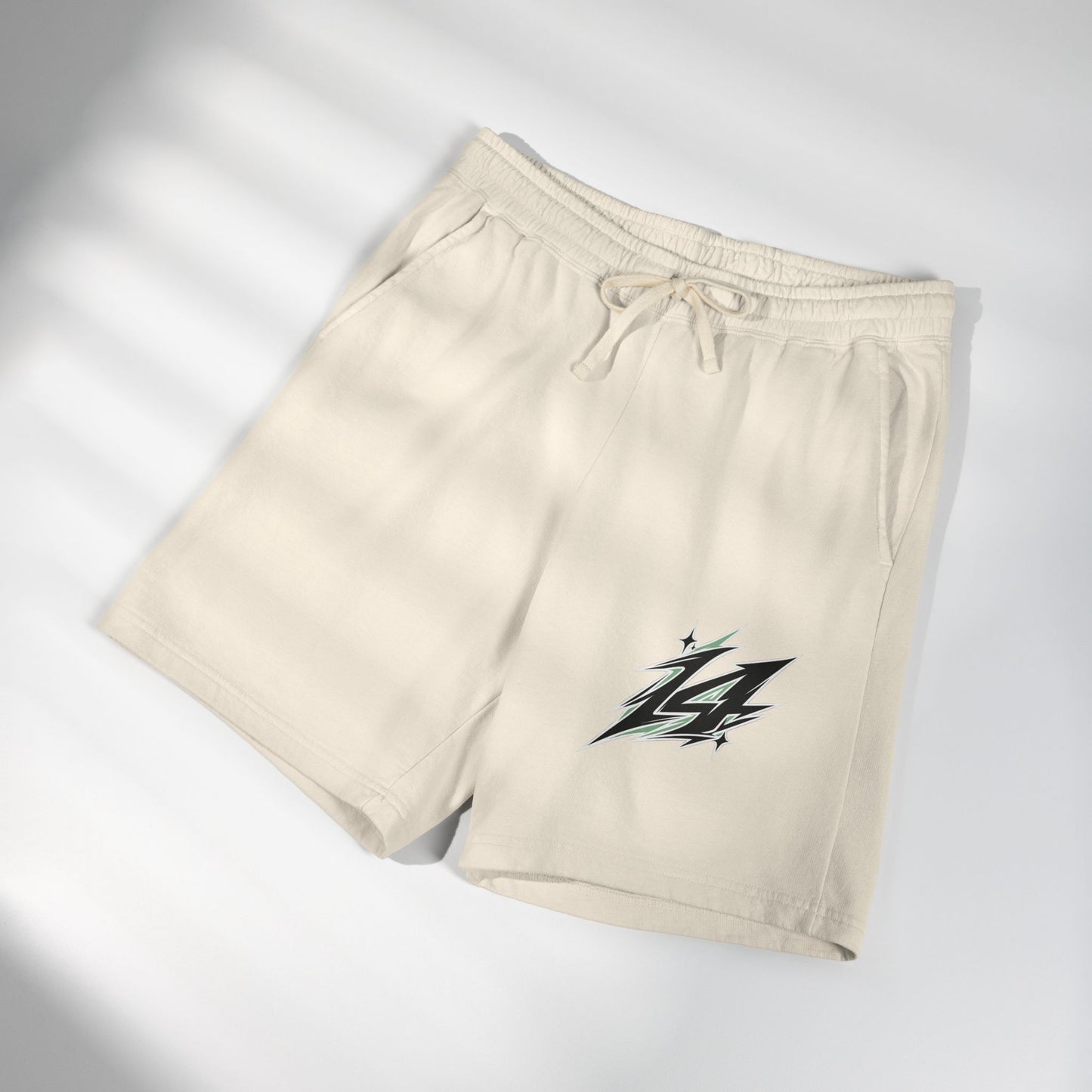 Fleece Sweat Shorts — Retro Lightning