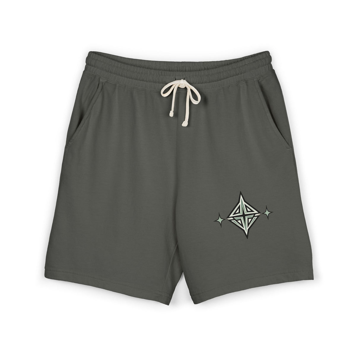 Fleece Sweat Shorts — Retro Lightning