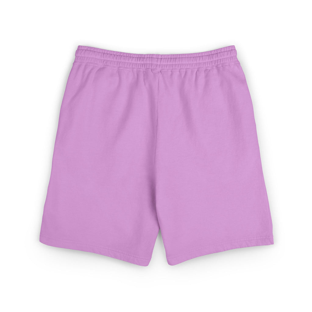 Lightweight Fleece Sweat Shorts — Retro Lightning Logo, Comfortable Casual Loungewear