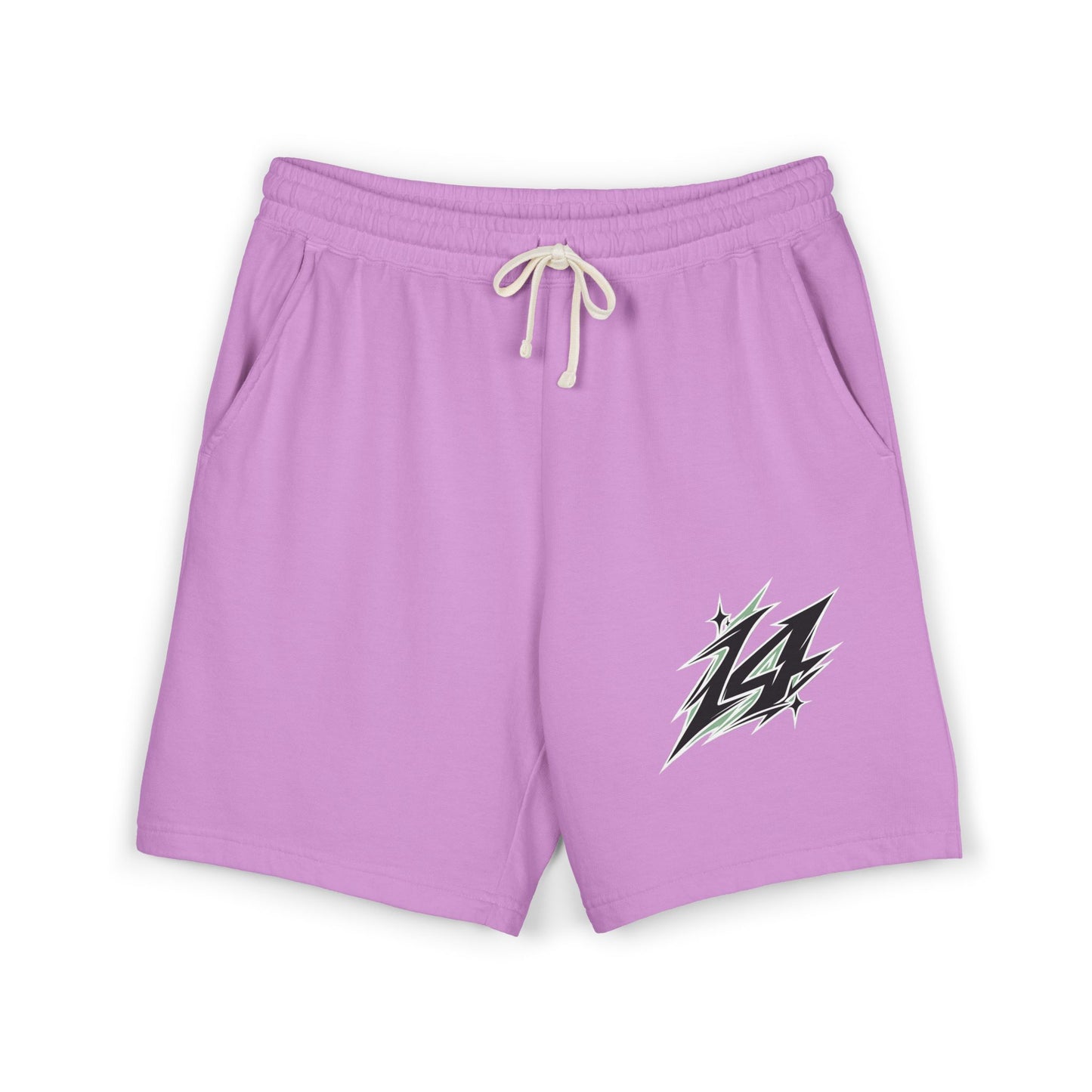 Fleece Sweat Shorts — Retro Lightning