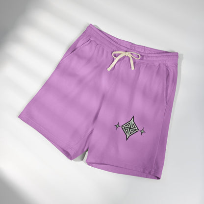 Fleece Sweat Shorts — Retro Lightning