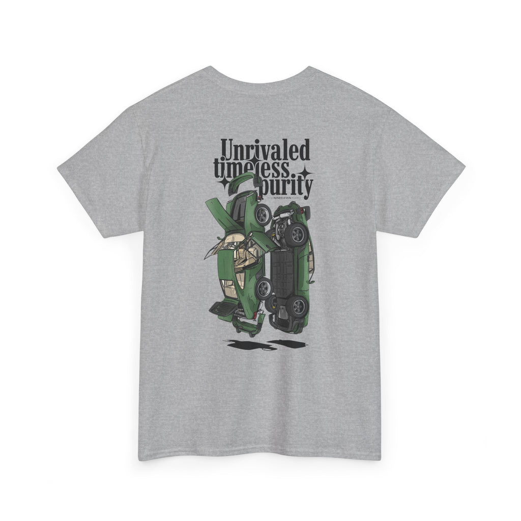 Graphic T‑Shirt — "Unrivaled Timeless Purity" Vintage Car Illustration