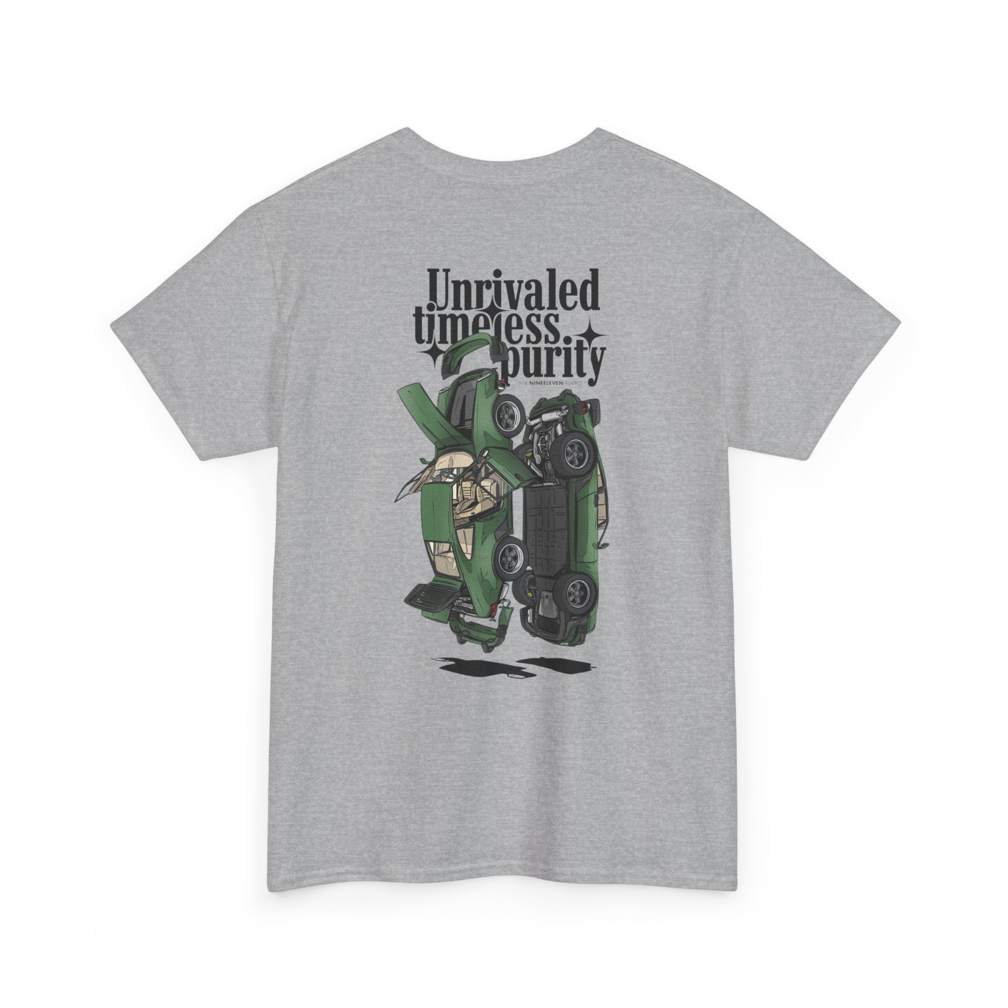 Graphic T‑Shirt — "Unrivaled Timeless Purity" Vintage Car Illustration
