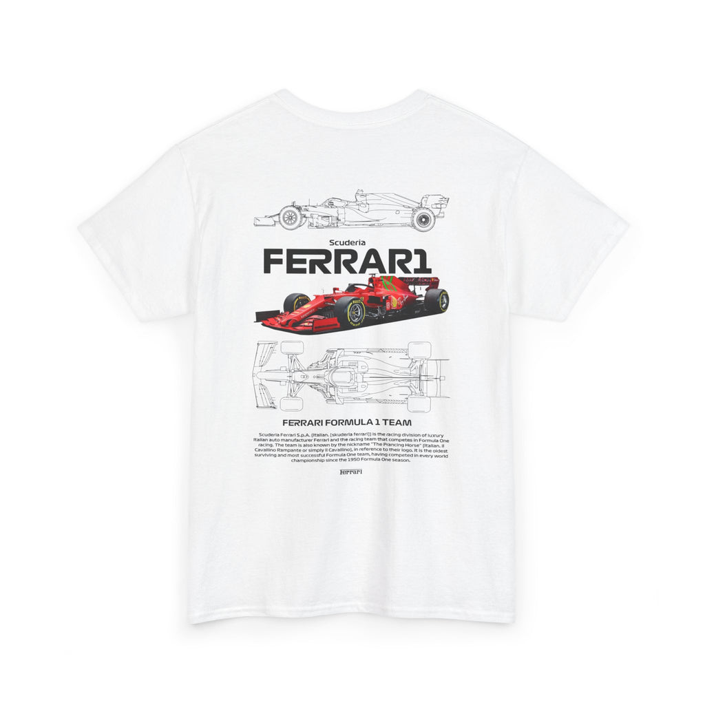 Ferrari Formula Race Tee — Hot Wheels Graphic T‑Shirt