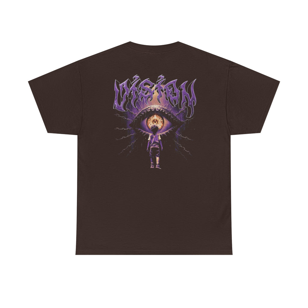 Graphic Tee — Purple Flame Eye Design